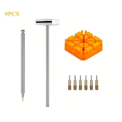 41-Piece Watch Band Tool Kit - Link Remover, Spring Bars & Spare Needles for Watch Strap Repair & Adjustment