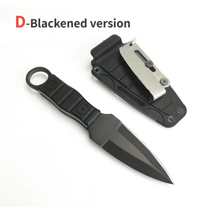 Outdoor Survival Knife - High Hardness EDC Portable Utility Knife with K Sheath for Camping & Adventure