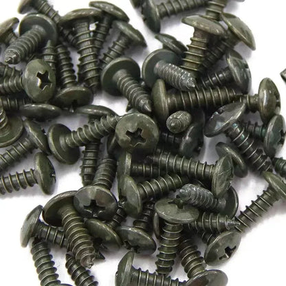 Car U-Type Metal Screw Clips - Anti-Rust Fastener Set for Fender, Bumper & Body Repair (10-200PCS)