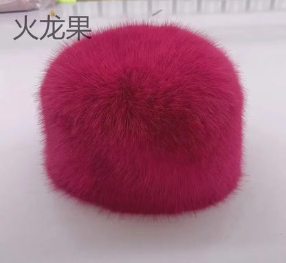Faux Fur Winter Headband – Women’s Fluffy Earwarmer Cap for Ski, Snow & Outdoor Wear