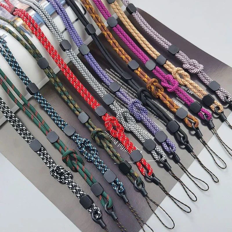 New Lanyard Cell Phone Wrist Hand Strap - Cord to Hang Mobile Rope - Smartphone Shoulder Phone Chain Key Strap for iPhone