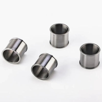 High-Precision CNC Machined Aluminum & Stainless Steel Parts – Custom Metal Cylindrical Sleeves