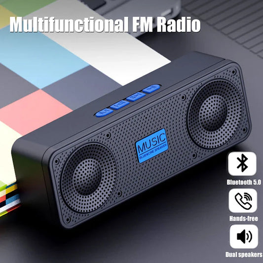 S18 Wireless Creative Bluetooth Smart Speaker - Portable Subwoofer for Mobile Phone Audio, Computer, and Outdoor Use