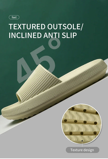 Men’s Soft-Soled Non-Slip Slippers – Summer Home EVA Comfort Slippers