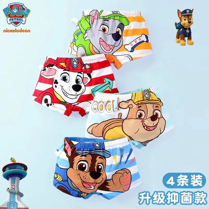 PAW Patrol Kids Cotton Boxer Briefs - Slim Fit Comfortable Underwear for Boys Ages 3-8 Years