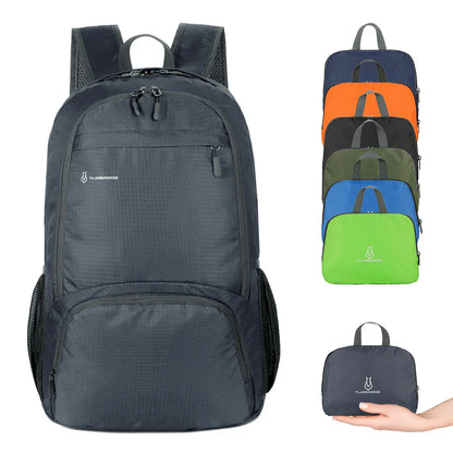 Lightweight Foldable Backpack - Waterproof Packable Daypack for Men & Women, Travel, Hiking, Outdoor Cycling & Camping Bag