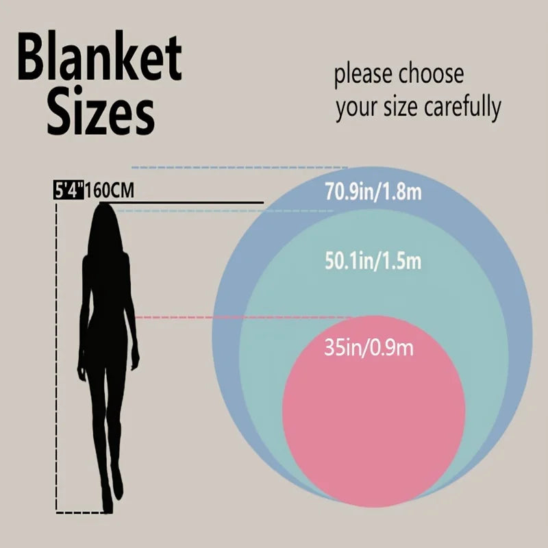 Funny Food Plush Blanket - Super Soft Warm Throw Blanket for Bed Sofa Camping Picnic Winter Home Decor