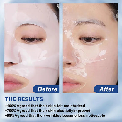 Deep Collagen Anti-Wrinkle Lifting Mask – Overnight Face Mask for Firming & Moisturizing (5 Pack)