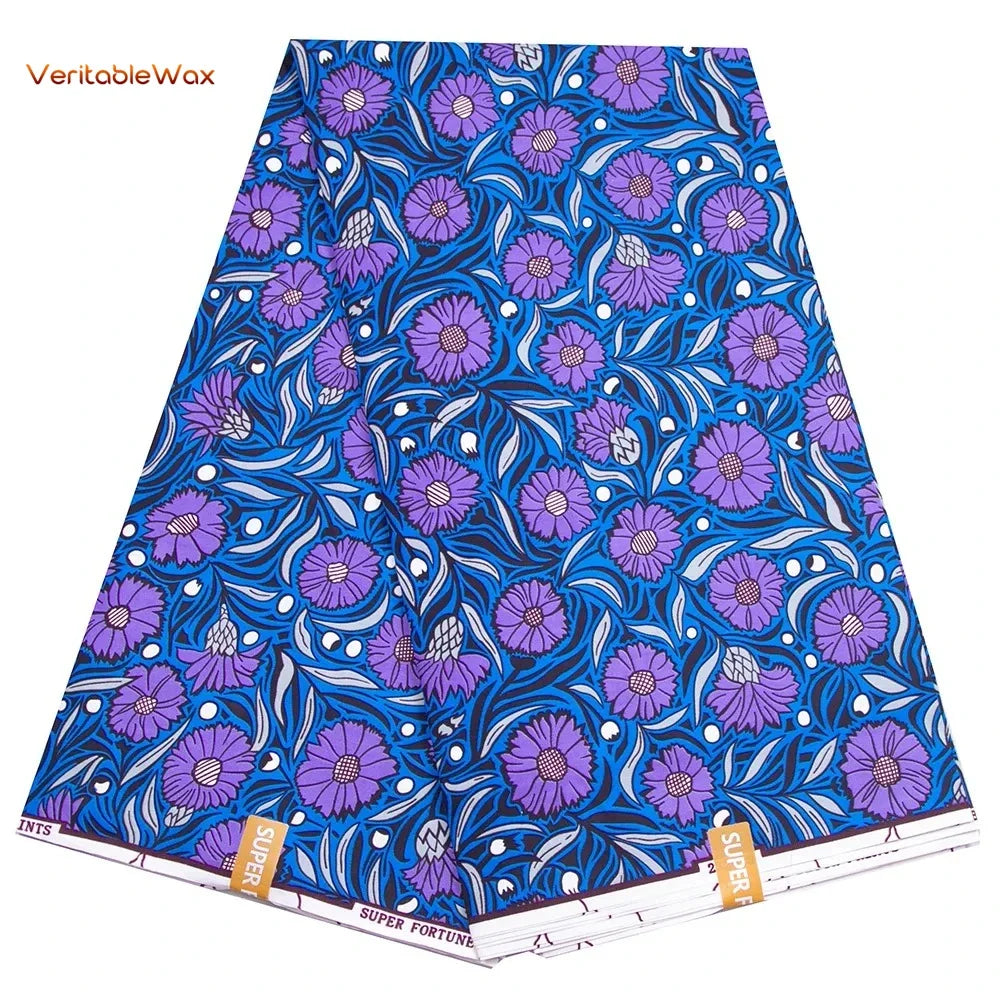 African Ankara Wax Print Fabric - Retro Double Print Patchwork Sewing Material for DIY Clothing