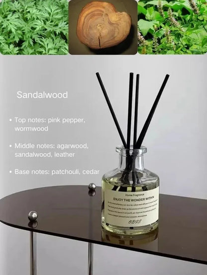 50ml Aromatherapy Freesia Jasmine Reed Diffuser – Flameless Essential Oil Room Air Freshener