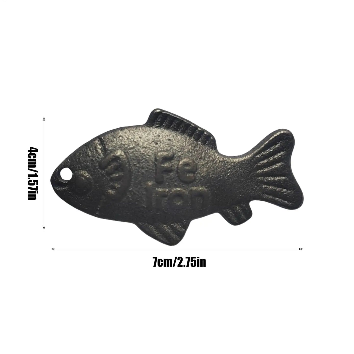 2pcs Iron Fish Cooking Accessory - Natural Iron Supplement Alternative for Iron-Enriched Meals and Kitchen Use