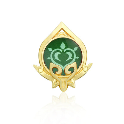 Genshin Impact Sumeru Vision Brooch Pins - Tighnari Collei Dori Nilou Element Badge Cosplay Lapel