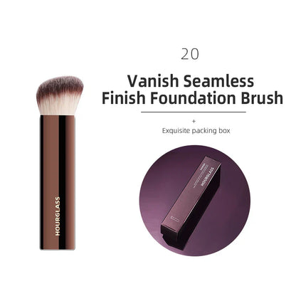 Hourglass Makeup Brushes Set – Powder, Foundation, Concealer, Blusher, Bronzer, Eyeshadow & Eyebrow Sculpting Brushes