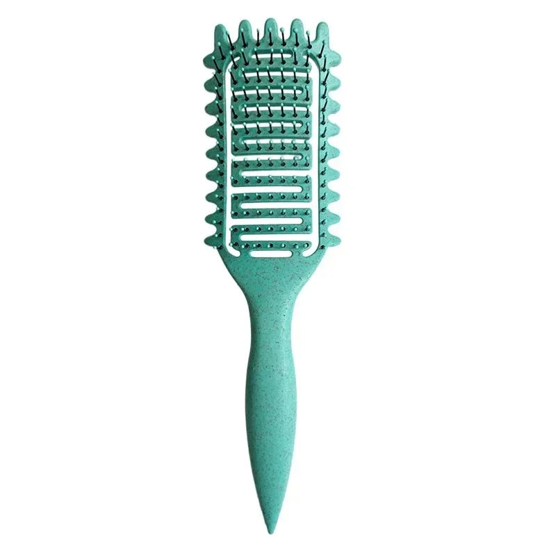Curl Define Styling Brush - Hollow Detangling Hair Comb for Wet & Curly Hair Shaping