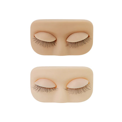 GLAMLASH Mini Lash Practice Training Head – Eyelash Extension Model with Removable Eyelids for Lash Extension Training Tool