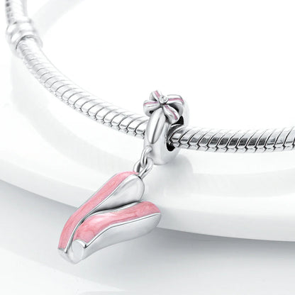 MULA Silver Plated Dangle Charms for Snake Chain Bracelet - DIY Women’s Jewelry Making Gift