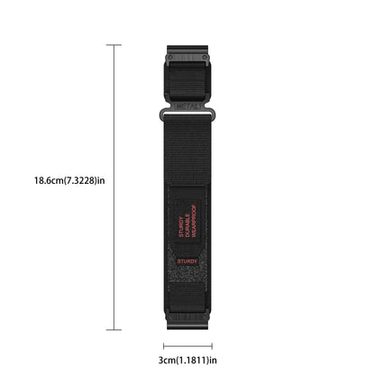 QuickFit Velcro Nylon Watch Band Strap – 20mm/22mm/26mm Compatible with Garmin Fenix 8E, Fenix 7/6 Pro, Epix 2 Pro & Forerunner 955/965 Replacement Strap