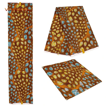 African Ankara Wax Print Fabric by the Yard - High Quality Nigeria Party Dress Sewing Cloth