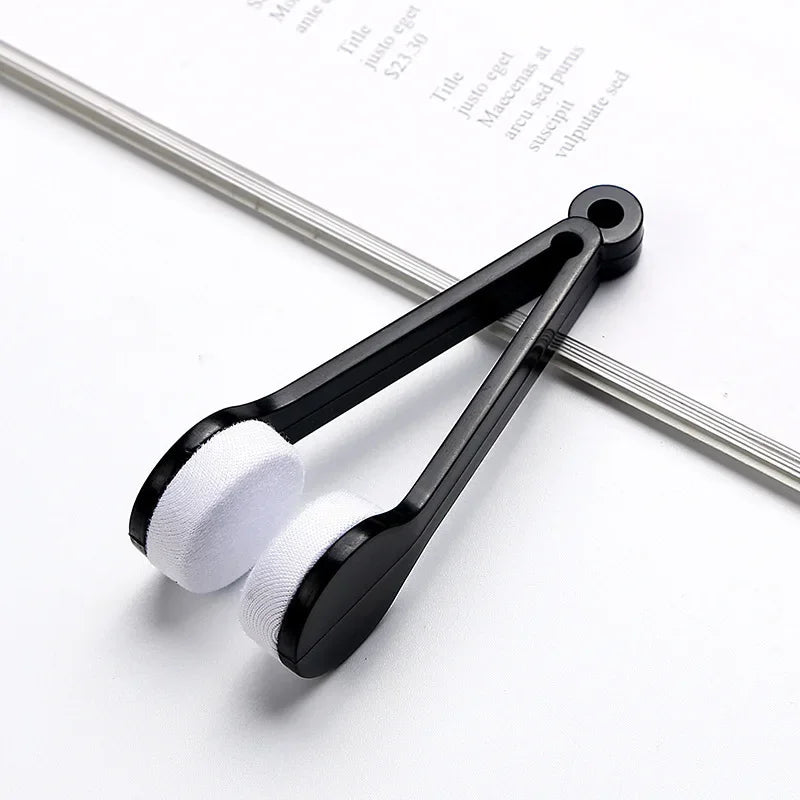 1-4pcs Portable Eyeglass Cleaner Brush – Microfiber Sunglasses & Spectacles Cleaning Tool