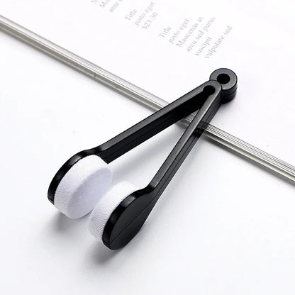 1-4pcs Portable Eyeglass Cleaner Brush – Microfiber Sunglasses & Spectacles Cleaning Tool