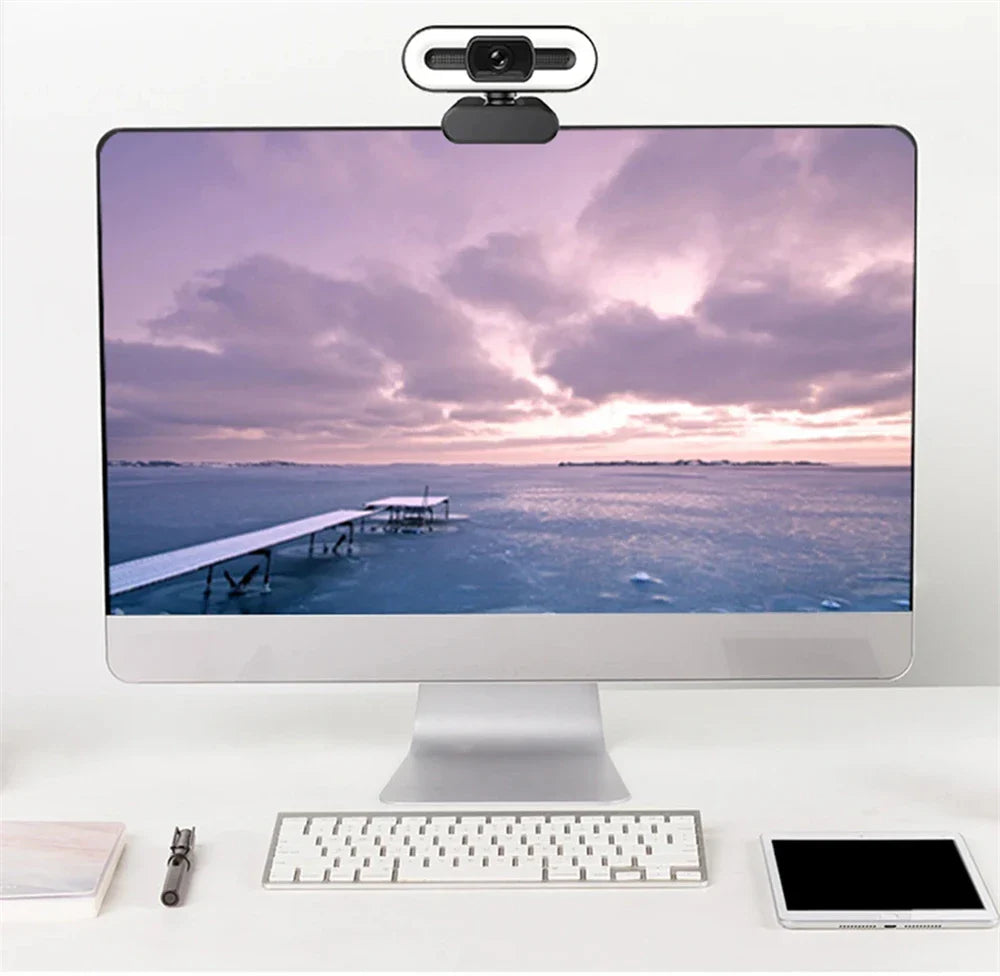 Portable Full HD Webcam | 1080P/2K/4K Auto Focus with Microphone for PC, Laptop & Live Streaming