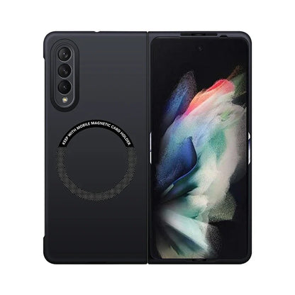 Ultra Thin Skin Feel Case for Samsung Galaxy Z Fold 3/4/5/6/7 – Magnetic Wireless Charging Compatible Fold Cover