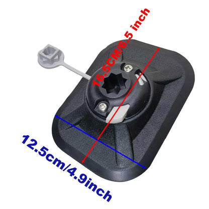 Inflatable PVC Boat Mount Kit – Electronics GPS, Fish Finder, Camera, Safety Flag, Kayak Ball Base & DIY Pad
