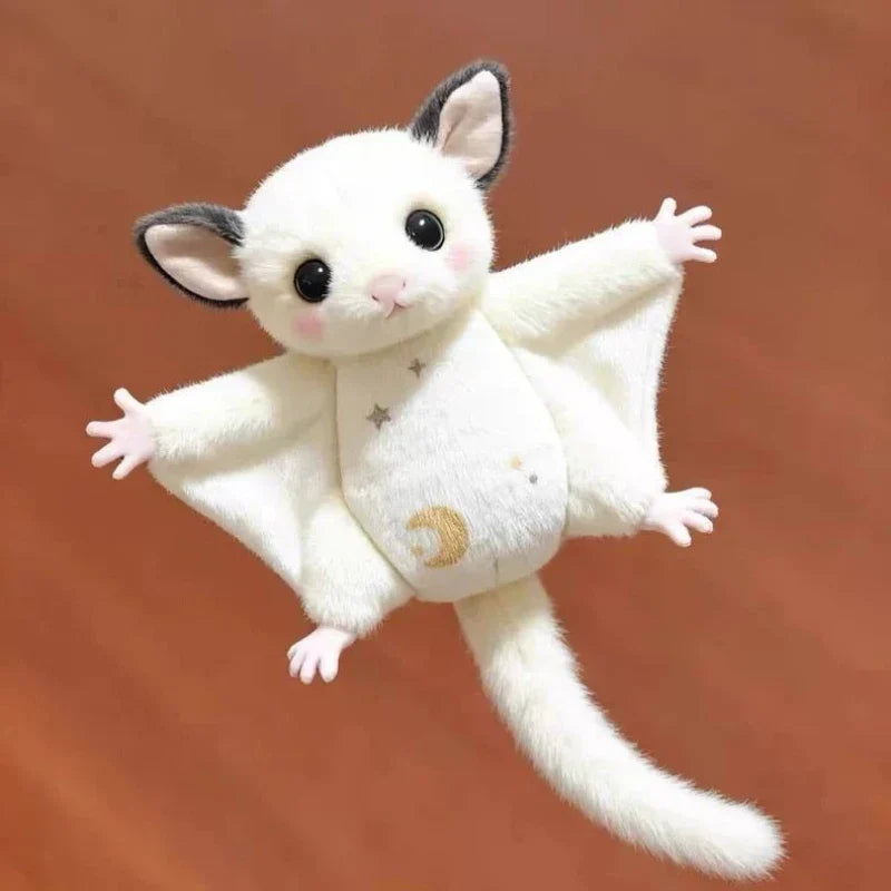 Flying Squirrel Plush Keychain - Cute Hanging Doll Backpack Pendant