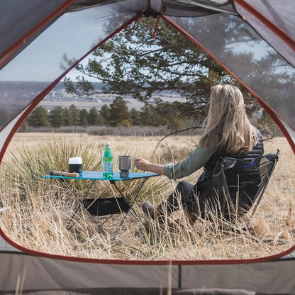 WESTTUNE Ultralight Camping Chair - 780g Lightweight Aluminum Mesh Chair for Backpacking, Hiking & Travel