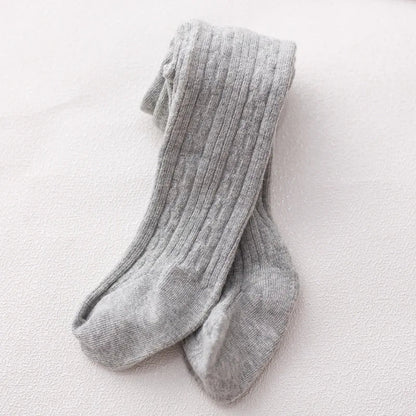 0-2Y Baby Girls Warm Pantyhose – Autumn Winter Long Tube Leggings & Newborn Tights Socks