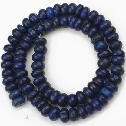 Natural Stone Rondelle Beads - 5x8mm Tourmaline, Citrine & Quartz Loose Beads for DIY Bracelets