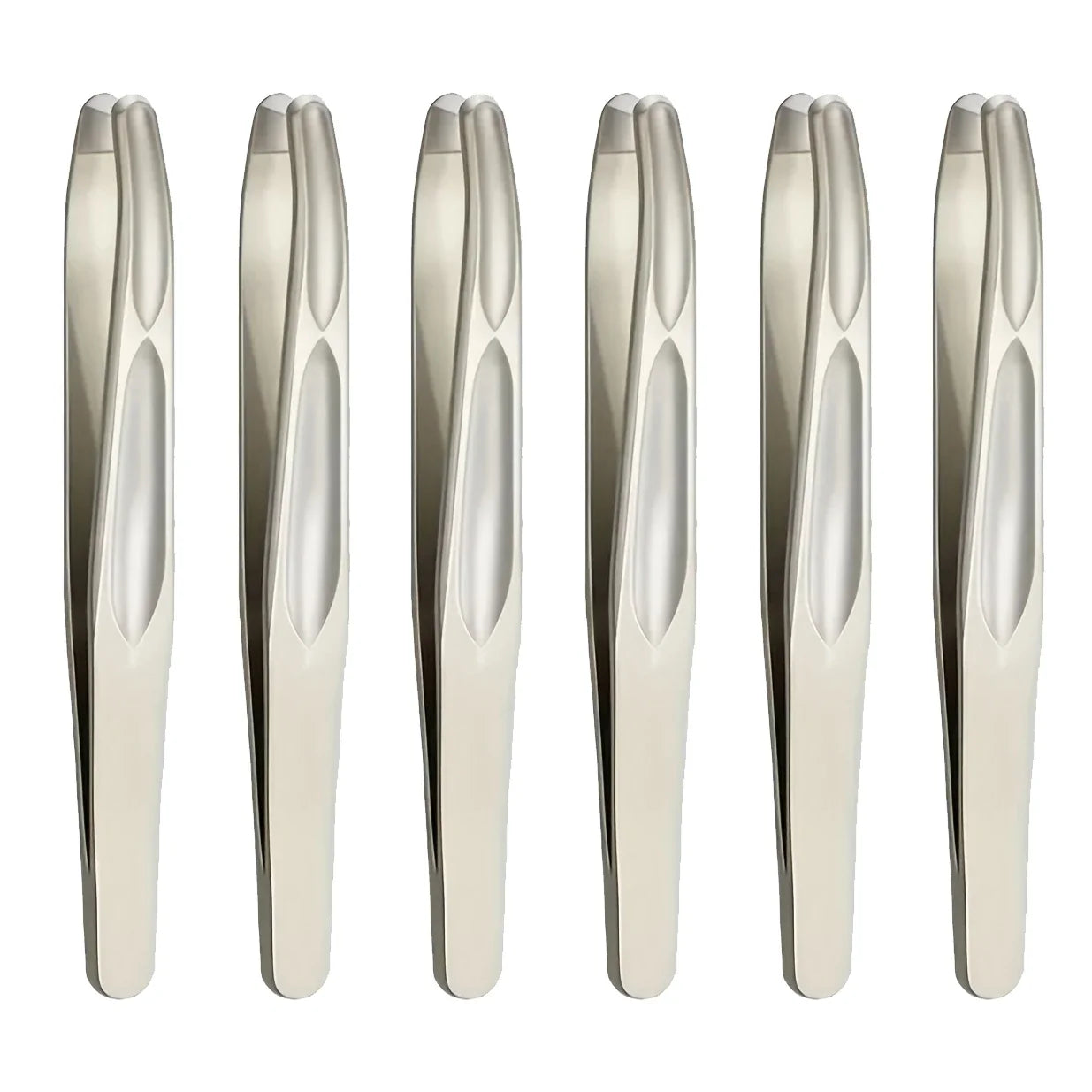 Premium Round Head Tweezers - Precision Eyebrow, Facial Hair & Beard Removal Tool