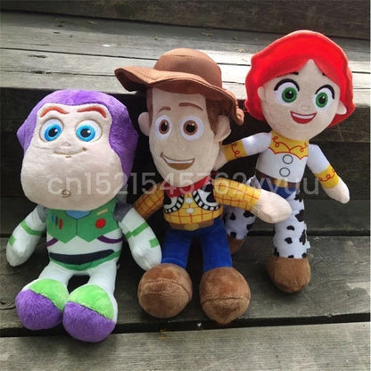 Woody Buzz Lightyear Plush Toy - 23cm Cute Cartoon Stuffed Doll Pendant for Kids Gift & Home Decor