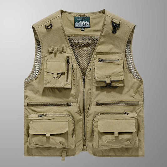 2024 Men’s Versatile Vest — Fashionable Spring, Summer & Autumn Trendy Jeep Style Casual Wear