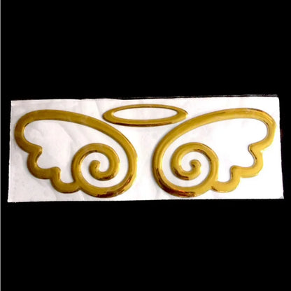 3D Angel Wings Car Sticker - Personalized PVC Rear Vehicle Decoration & Exterior Modification Accessory