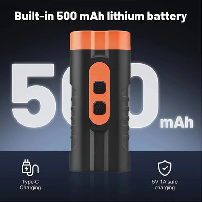 Ultrasonic Dog Repeller - Dual Head USB Rechargeable Anti-Bark Training Device with LED Flashlight