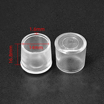 Transparent Silicone Furniture Leg Protectors - Round Chair & Table Foot Covers for Scratch Prevention