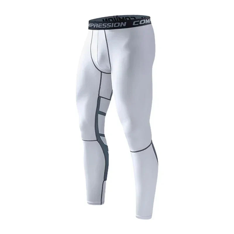 Men's Running Tracksuit Set - Compression Fitness Sportswear With Leggings, Gym Tights & Training Sweatpants