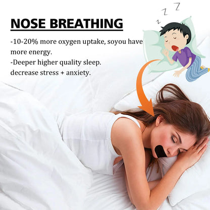 EELHOE Anti-Snoring Patch – Sleep Improvement Sticker for Better Breathing, Portable Mouth Orthosis Tape to Stop Snoring