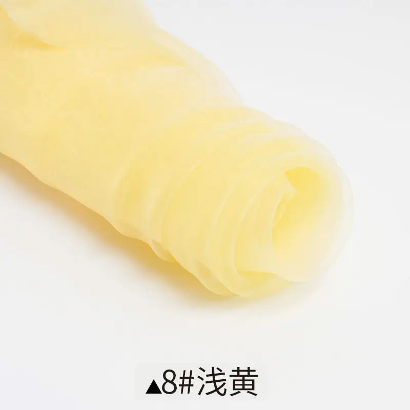 Sheer Organza Fabric Roll - Wedding Party Decoration Material for Romantic Events & Birthday Decor