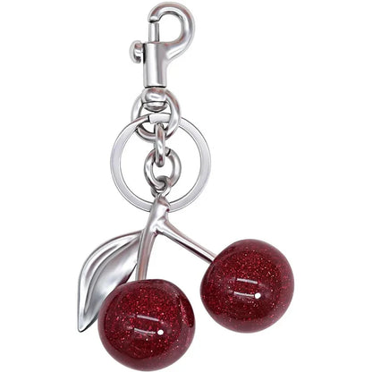 Cute Cherry Keychain Bag Charm – Purse Accessory for Handbags, Women’s Gift