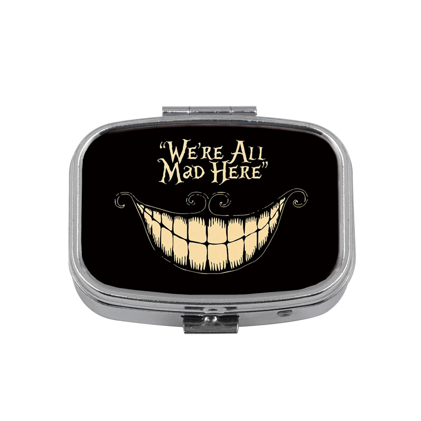 Dragon & Tiger Metal Medicine Box - Moisture-Resistant Portable Pill Storage Case with Movie-Inspired Design