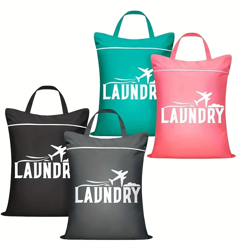 Large Travel Organizer Bag – Durable Clothes & Laundry Storage Pouch with Handles for Swimwear, Gym Gear, and Dirty Clothes