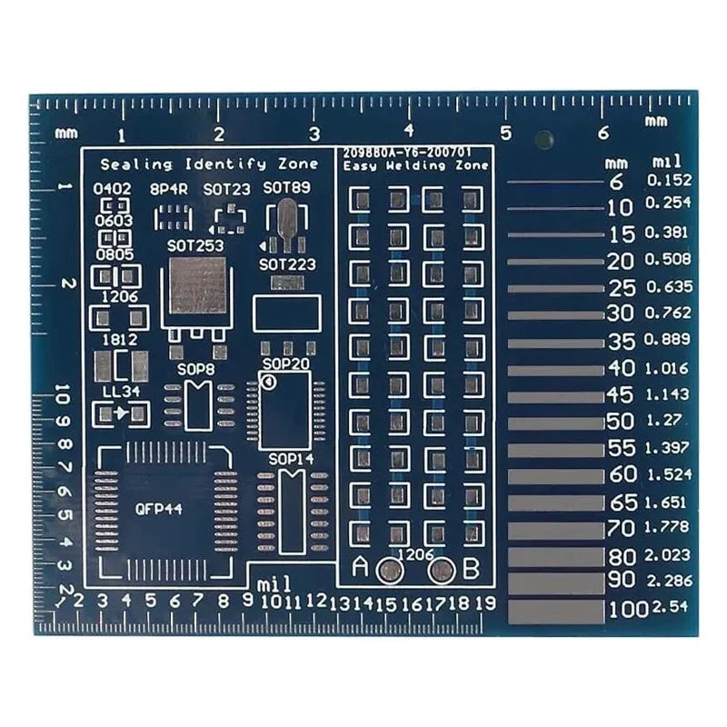 SMD SMT Soldering Practice Board DIY Electronic Project Kit - LED Transistor Components Training Board for Beginners