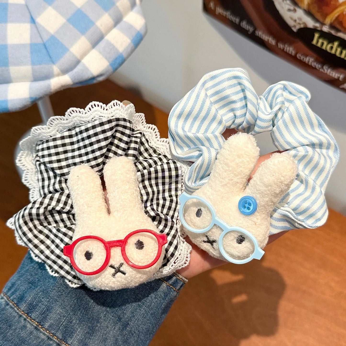 Cute Cartoon Bunny Hair Ties - 1/3PCS Sweet Ponytail Accessories for Girls & Women Miffy-Inspired Style