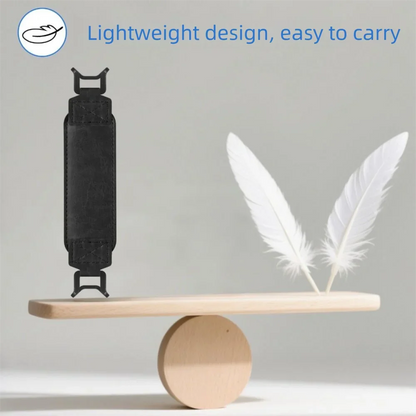 Leather Tablet Hand Strap - Universal Anti-Slip Anti-Drop EReader Holder for Kindle iPad Kobo Lenovo Sony & More