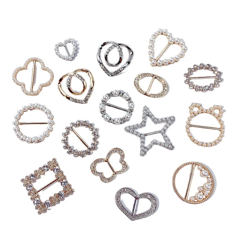 Creative Knot Buckles – Geometric T-Shirt & Scarf Waist Tightening Buttons, Clothing Accessories