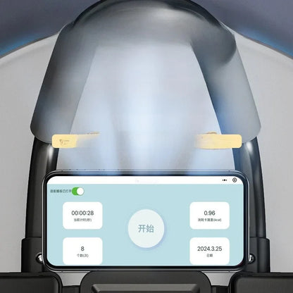 Smart Fit Abdominal Wheel – Six Wheels & Eight-Elbow Automatic Rebound with Mobile App Connectivity