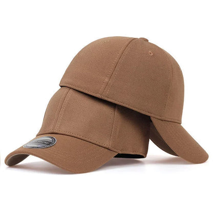 Men's Baseball Cap - Breathable Mesh Fitted Trucker Hat for Outdoor Sports & Sun Protection