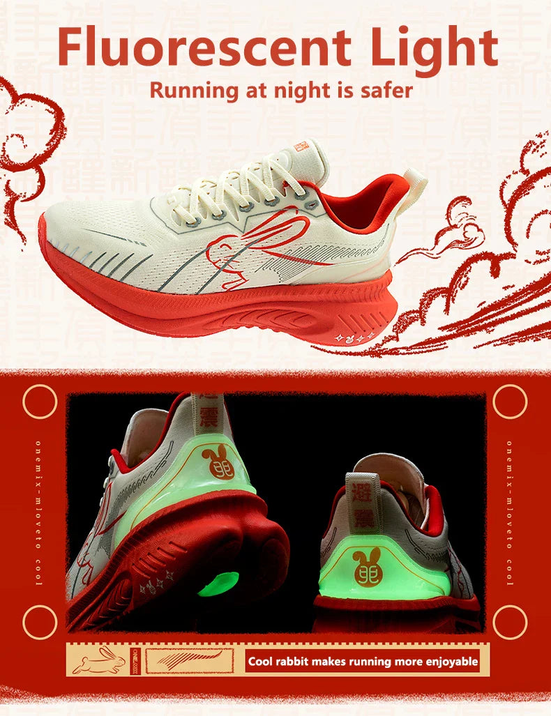 ONEMIX 2024 New Sneakers – Heavyweight Buffer Running Shoes for Men, Non-Slip, Breathable, Lightweight Outdoor Sport Shoes